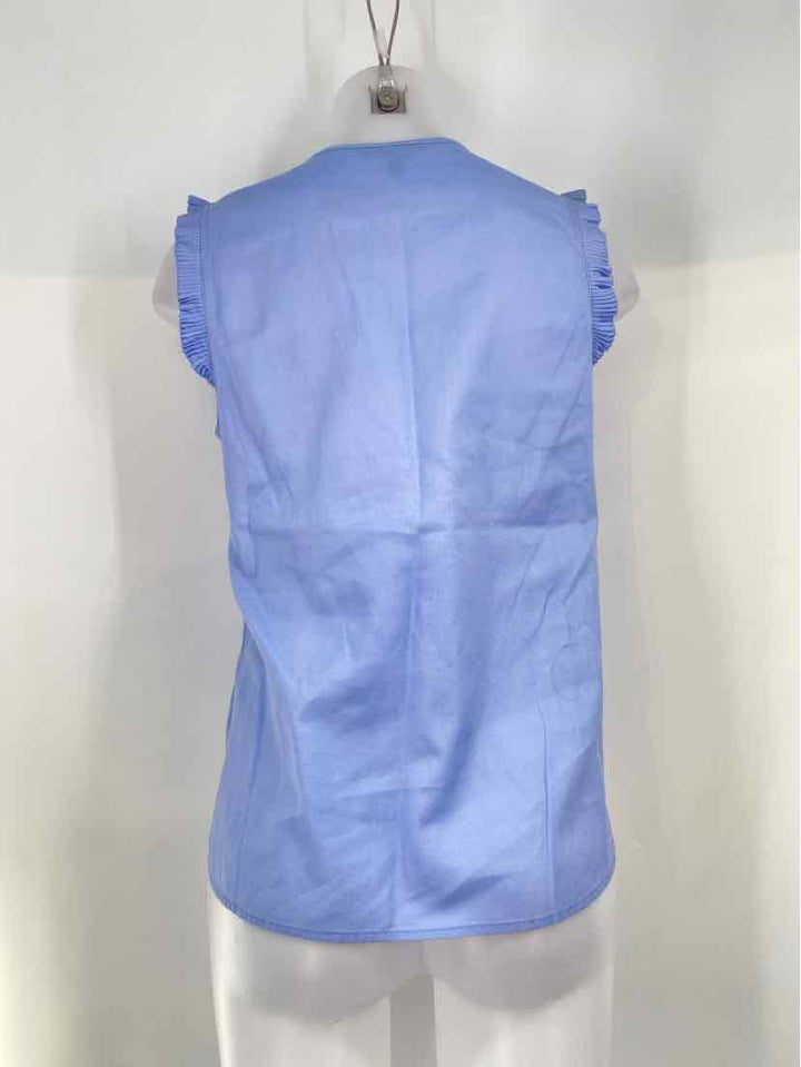 Size 6 J Crew Blue Shirt