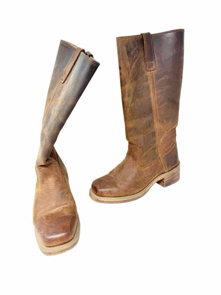 Shoe Size 6.5 Brown Leather Boots