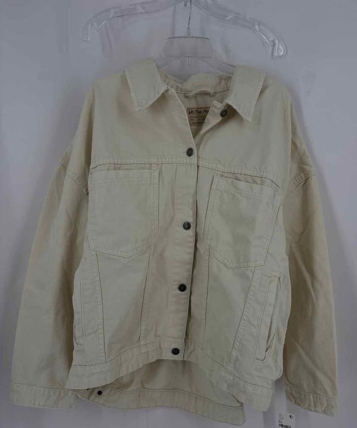 Size XL WE THE FREE Cream Jacket