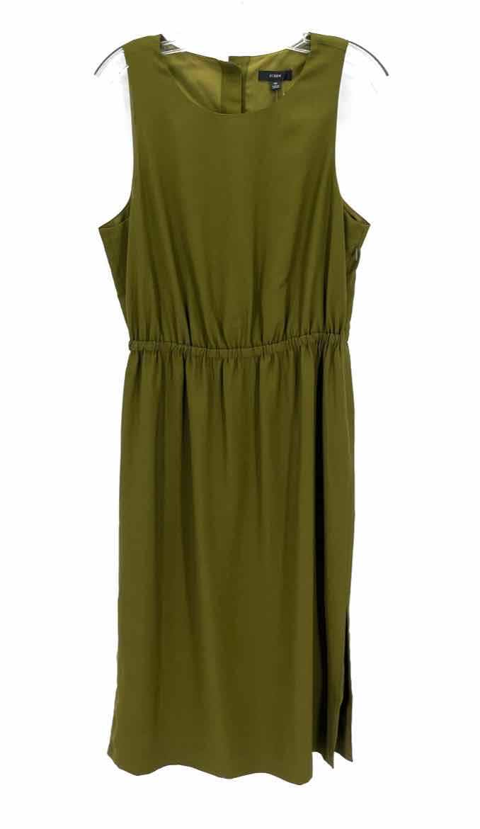 Size 10 J Crew Green Dress