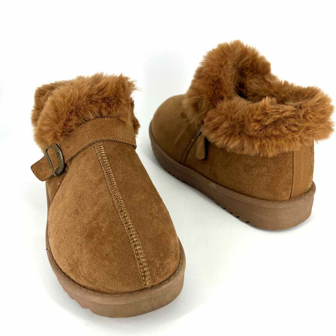Shoe Size 10 Brown Faux Fur Boots