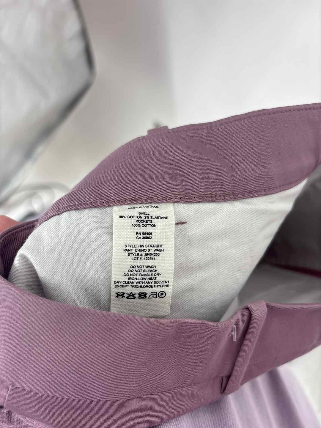 Size 00 THEORY Purple Pants