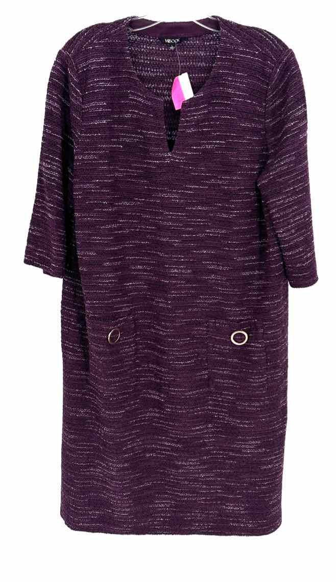 Size L MISOOK Purple Dress