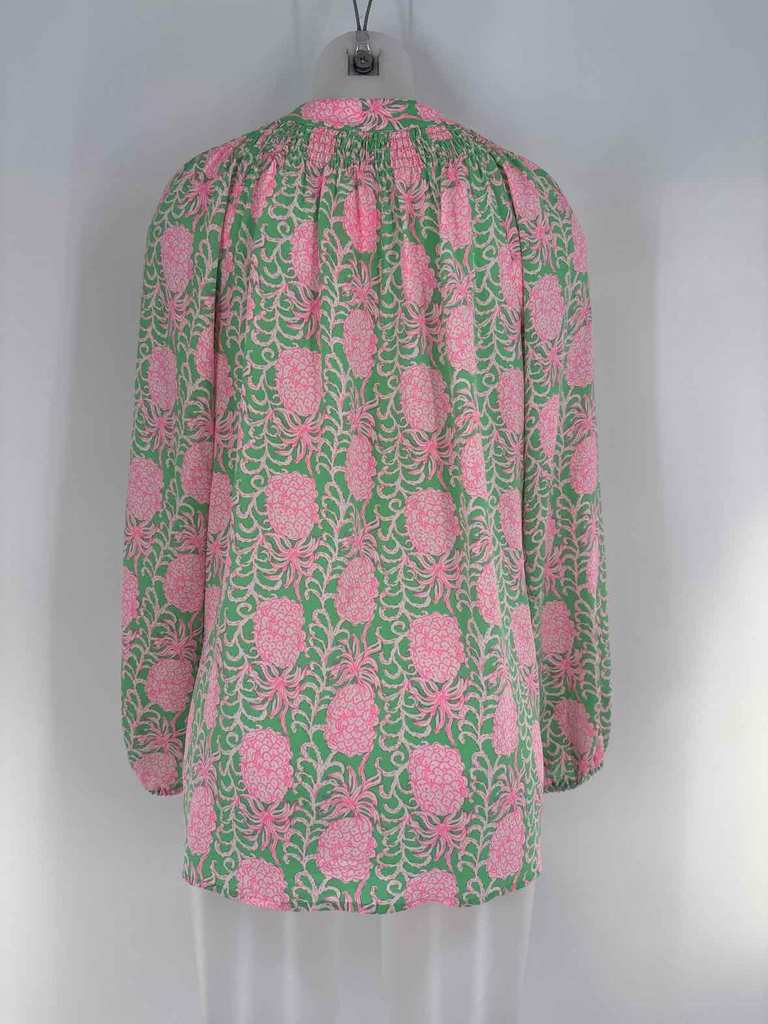 Size M Lilly Pulitzer Green Print Shirt
