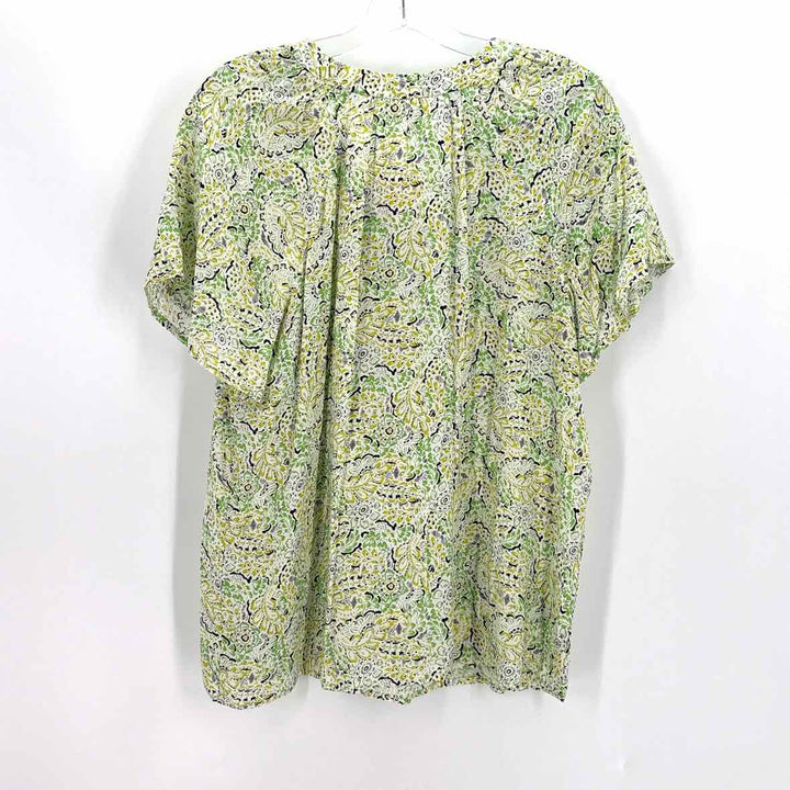 Size M J JILL Lime Green Shirt