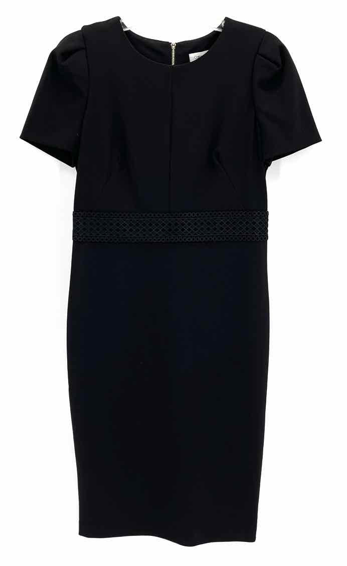 Size 8 Calvin Klein Black Dress
