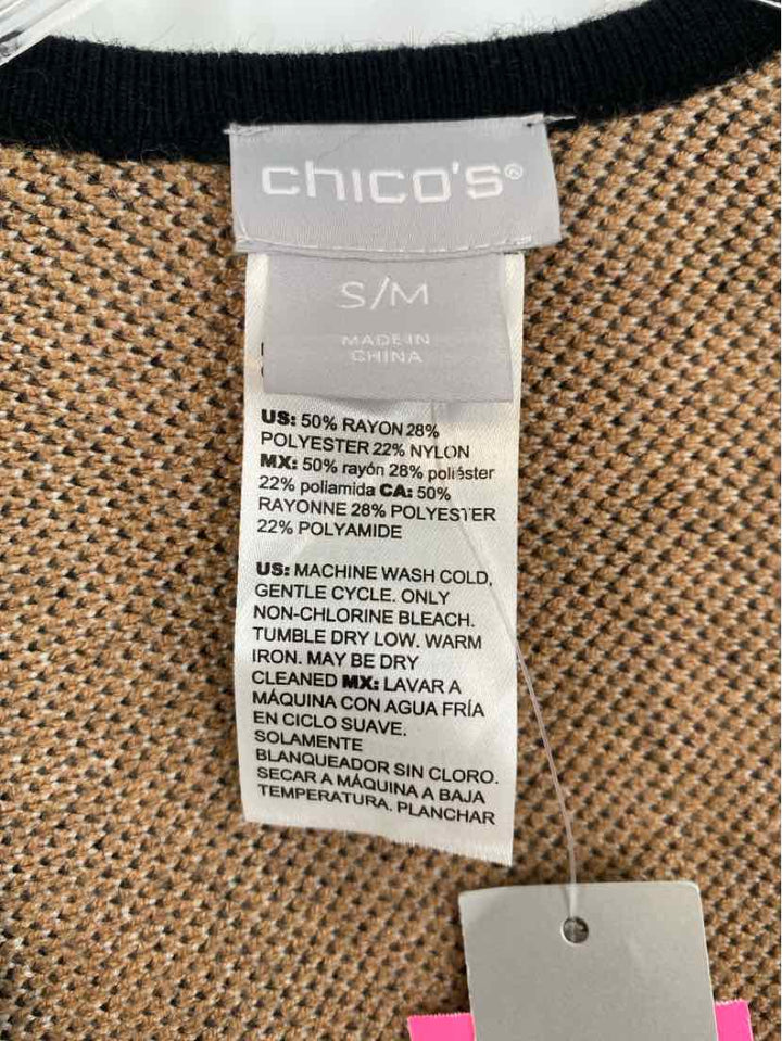 Size S/M Chico's Tan Sweater