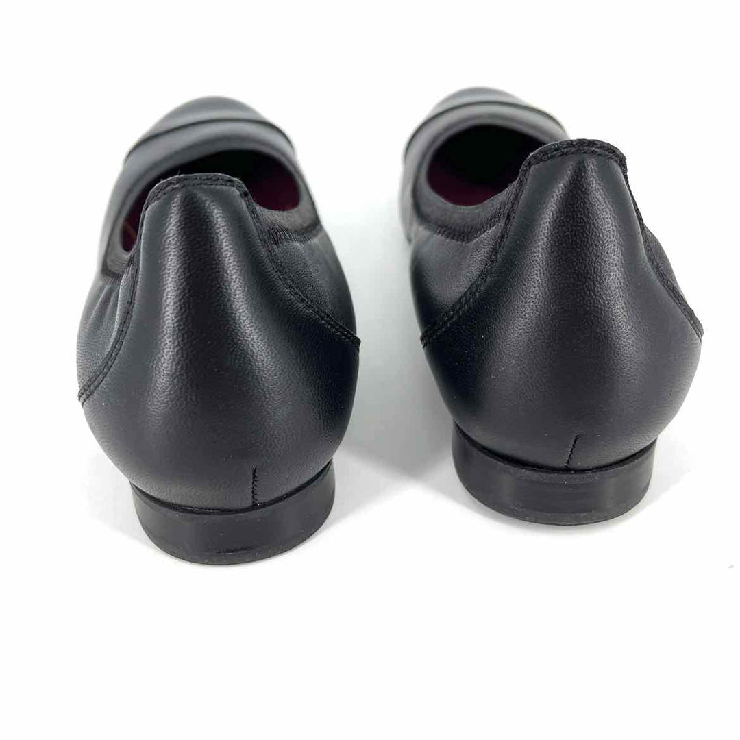 Shoe Size 10 MUNRO Black Leather Flats
