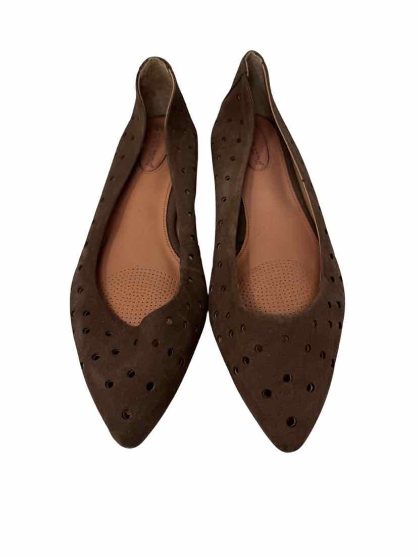 Shoe Size 10 CORSO COMO Tan Suede Flats
