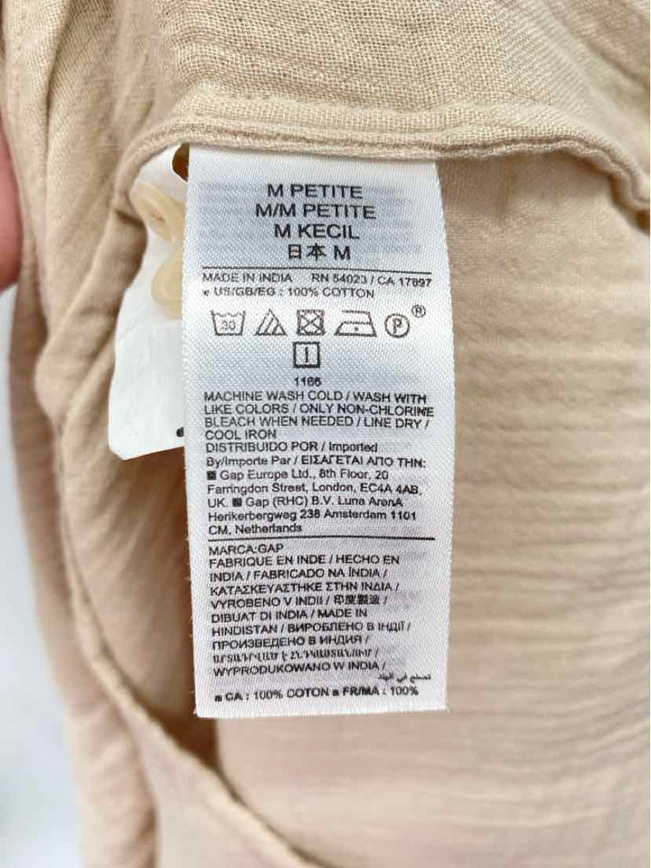 Size M GAP Tan Shirt
