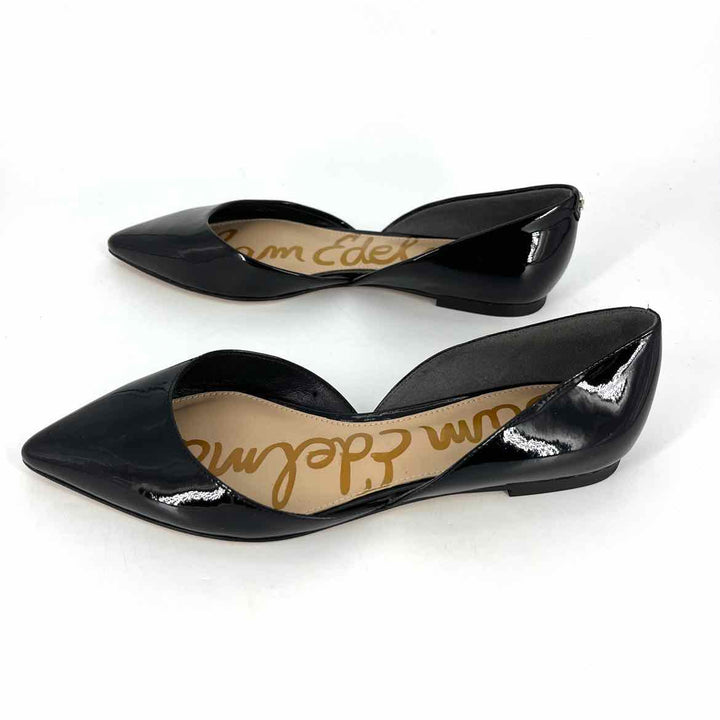 Shoe Size Sam Edeleman Black PATENT Flats