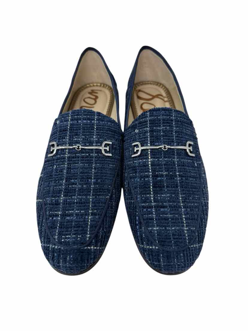 Shoe Size 9 Sam Edeleman Blue Tweed Flats