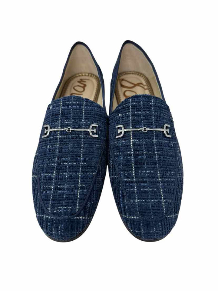 Shoe Size 9 Sam Edeleman Blue Tweed Flats