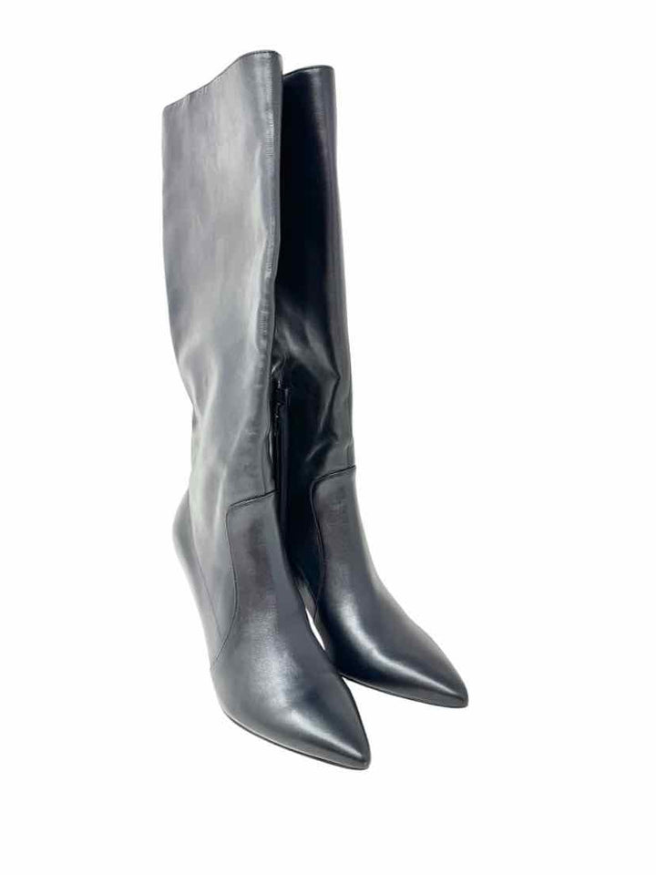 Shoe Size 8 Nine West Black Leather Boots