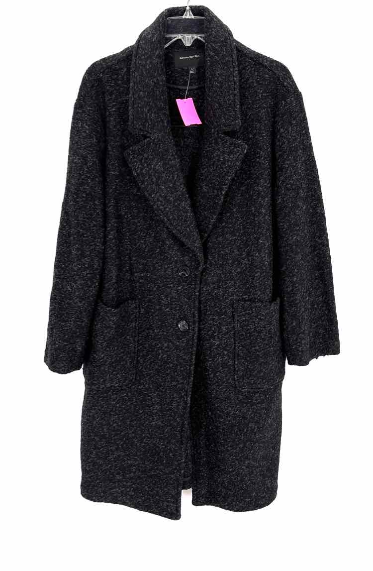 Size L Banana Republic Black Coat