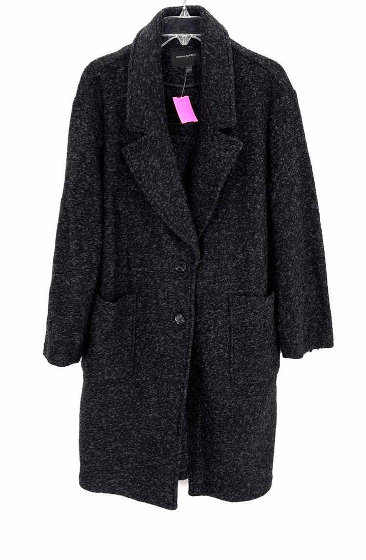 Size L Banana Republic Black Coat