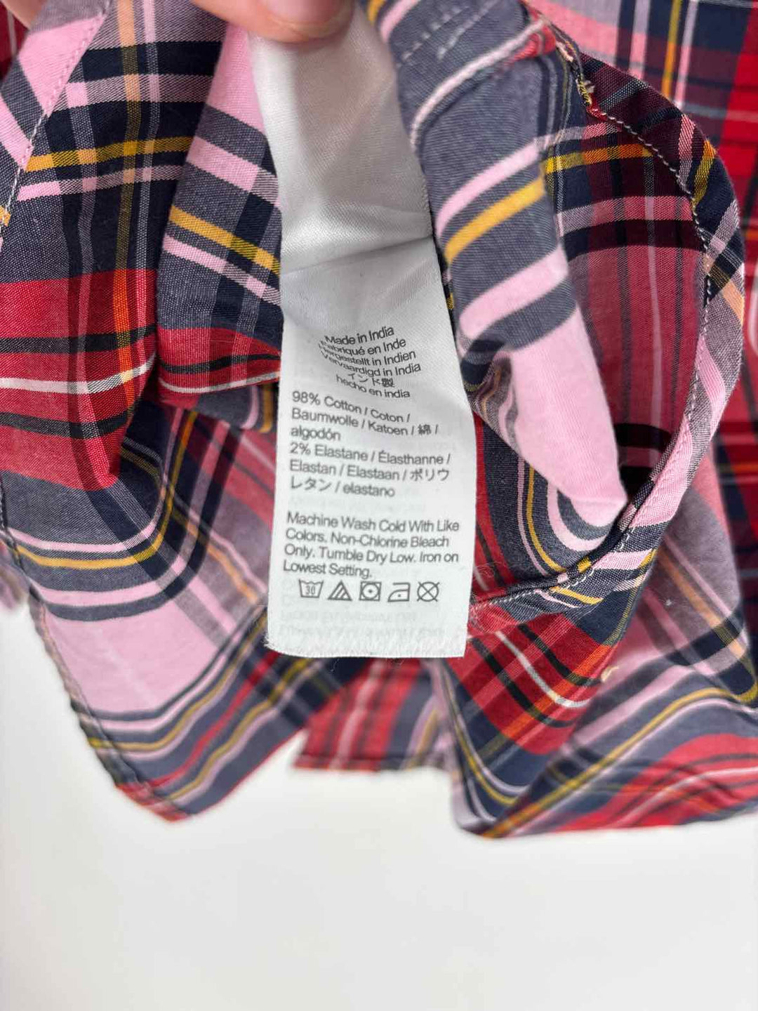 Size 8 J Crew Multi-Color Shirt
