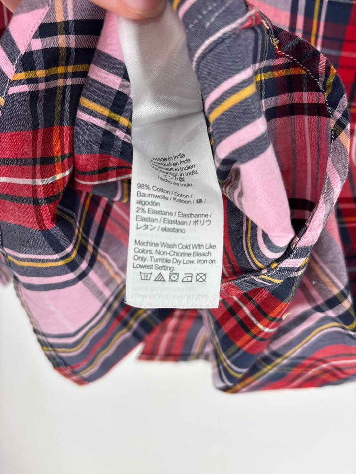 Size 8 J Crew Multi-Color Shirt