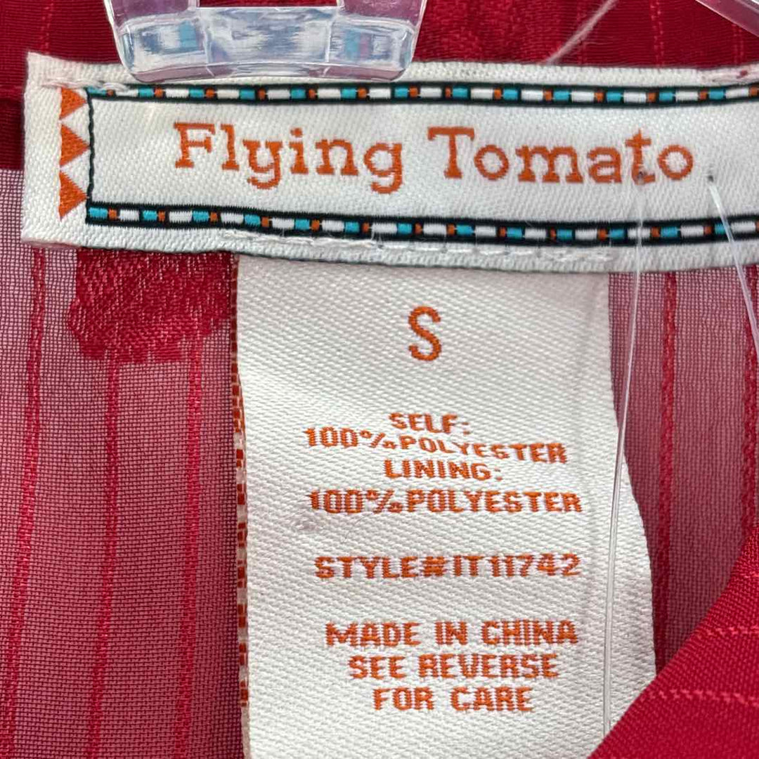 Size S FLYING TOMATO Red Shirt