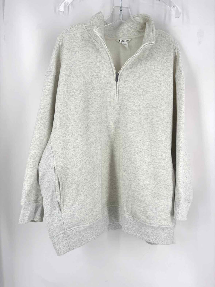 Size 1X Athleta Gray Sweater