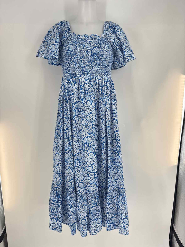 Size S Blue Print Dress