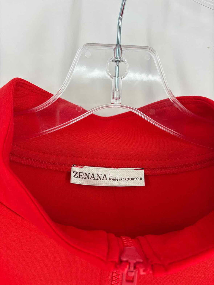 Size L ZENANA Red Sweater