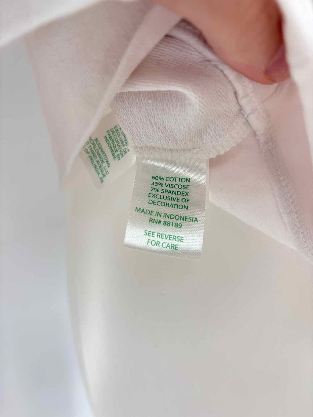 Size L Lilly Pulitzer White Sweater