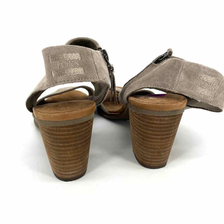 Shoe Size 8 Toms Taupe Sandals