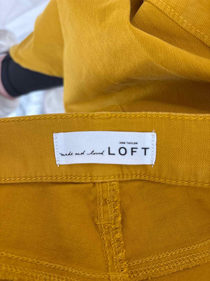 Size 10 LOFT Mustard Pants