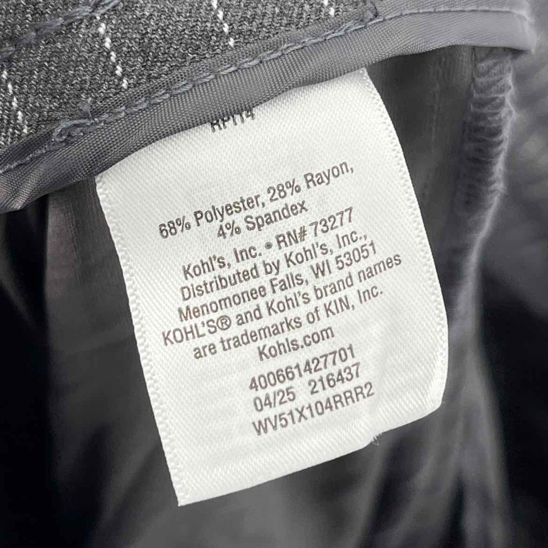 Size L SIMPLY VERA WANG Gray Pants