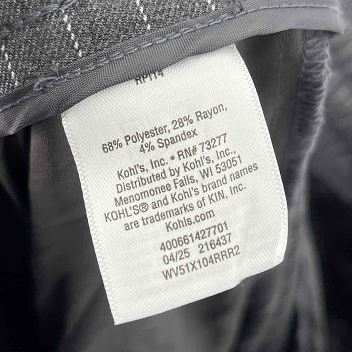 Size L SIMPLY VERA WANG Gray Pants