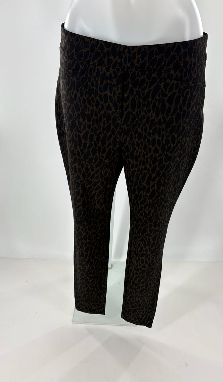 Size 8 Black Print Pants