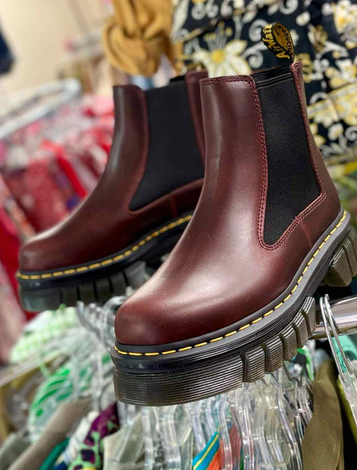 Shoe Size 42 DOC MARTENS Burgundy Boots