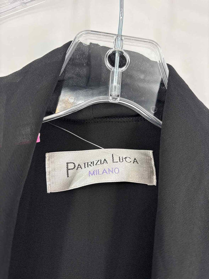 Size S PATRIZIA LUCA Black Leather Jacket