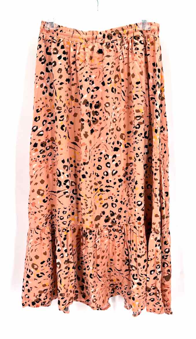 Size 6 ORANGE PRINT Skirt