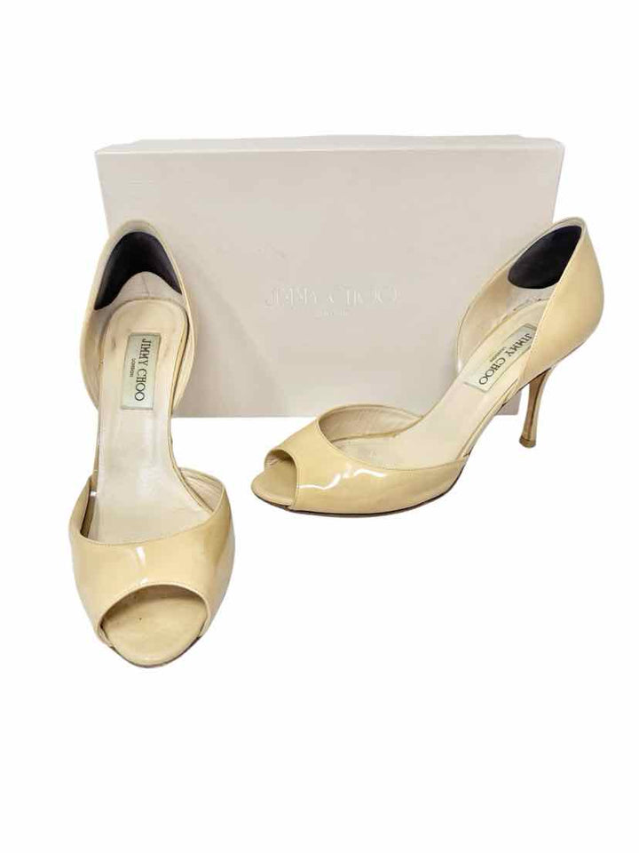 Shoe Size 39 JIMMY CHOO Nude PATENT Pumps