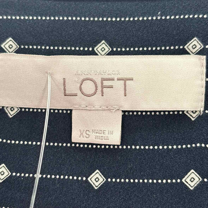 Size XS LOFT Navy Dress
