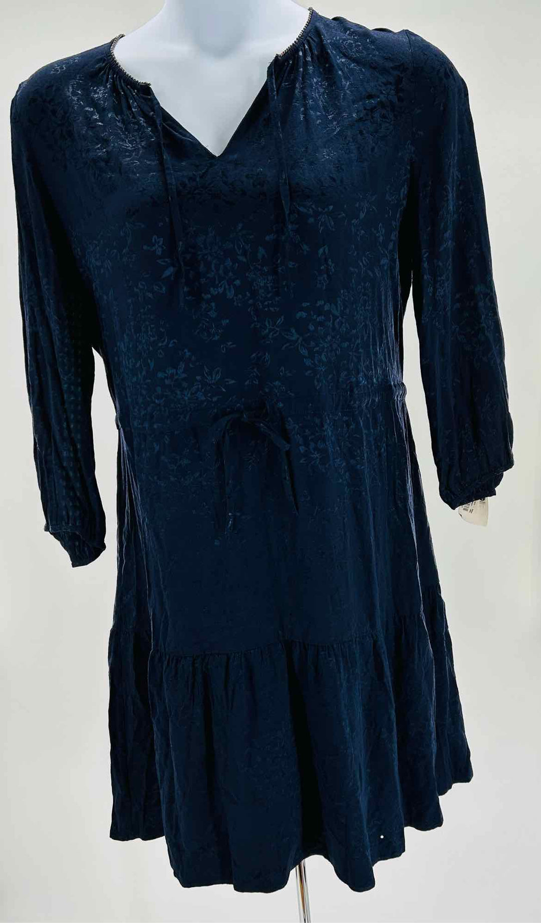 Size 42 Navy Silk Dress