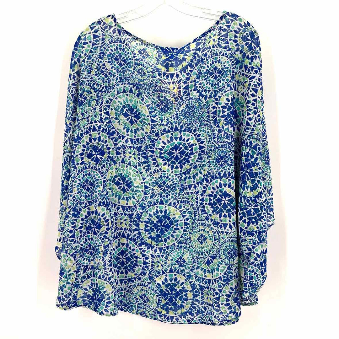 Size L/XL Chico's Blue Shirt