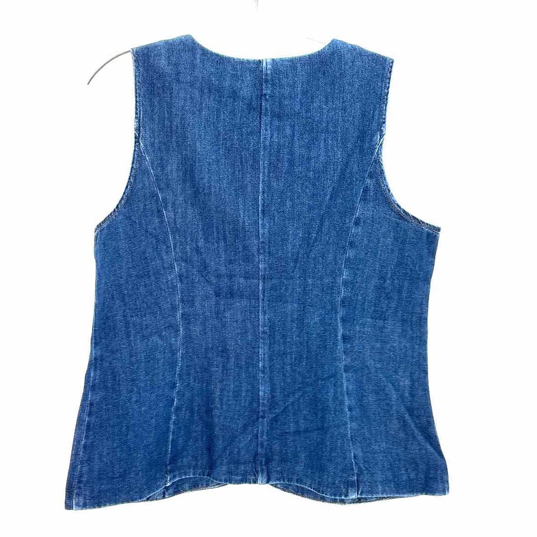 Size 10 J Crew Denim Vest