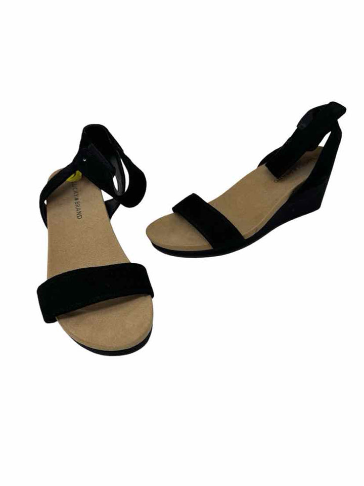 Shoe Size 9 LUCKY Black Sandals
