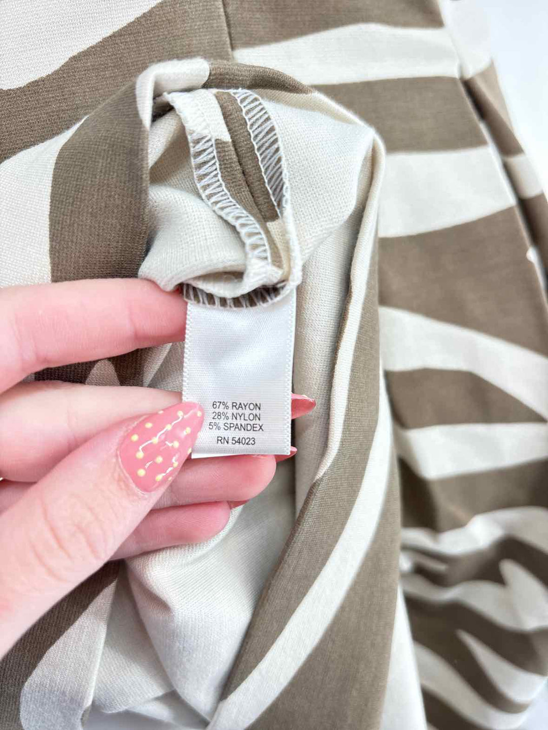 Size 0 Banana Republic Brown Print Dress