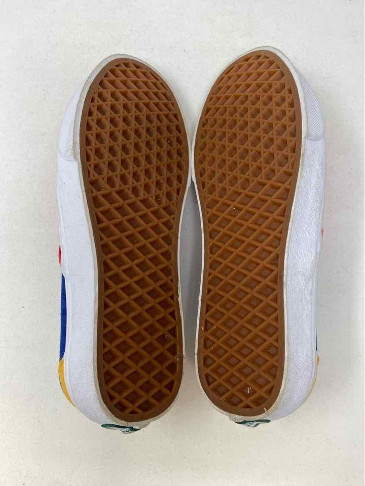 Shoe Size 7.5 Vans Multi-Color Canvas Flats