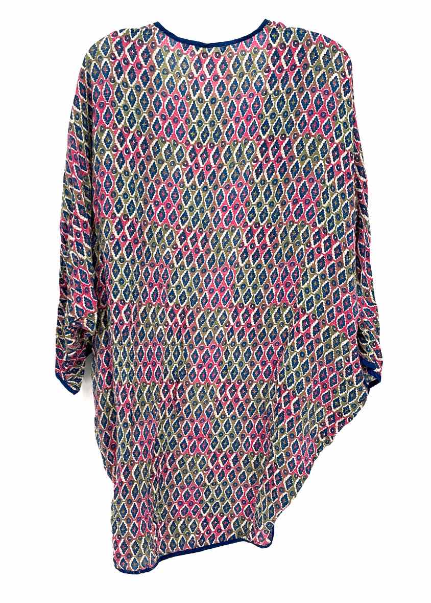 Size L/XL SOFT SURROUNDINGS Green Print Shirt