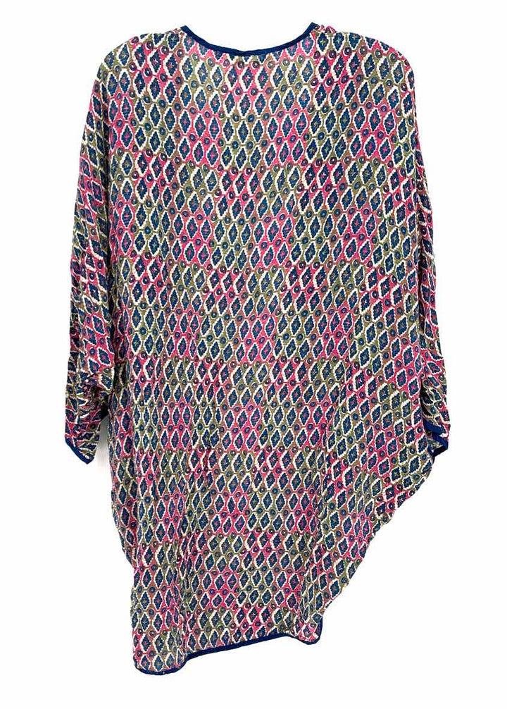 Size L/XL SOFT SURROUNDINGS Green Print Shirt