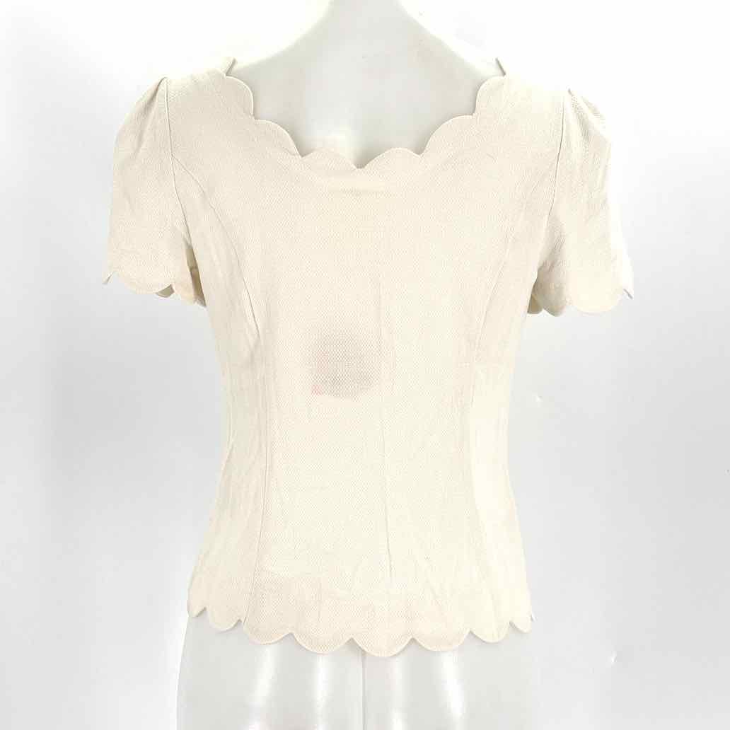 Size 4 MAEVE Cream Shirt