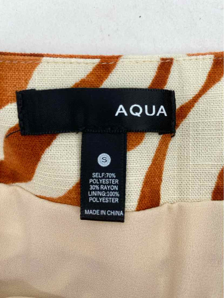 Size S AQUA Tan Skirt