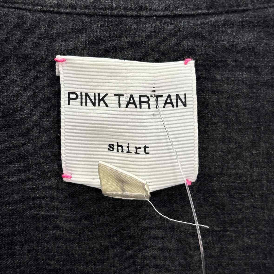 Size 12 PINK TARTAN Gray Shirt