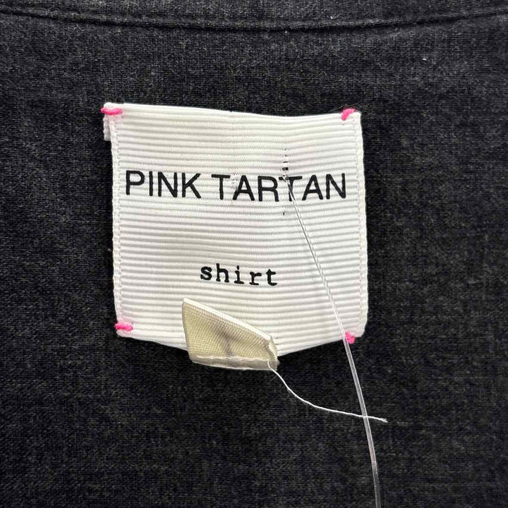 Size 12 PINK TARTAN Gray Shirt
