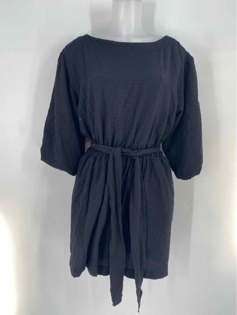 Size L Anthropologie Black Dress